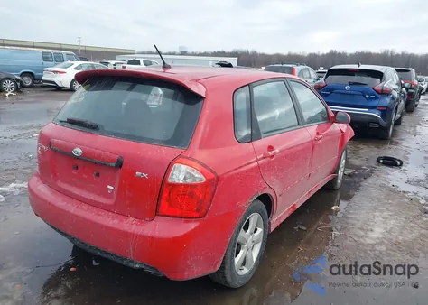 2007 Kia Spectra5 Sx z USA, uszkodzony, nr VIN KNAFE161375004720